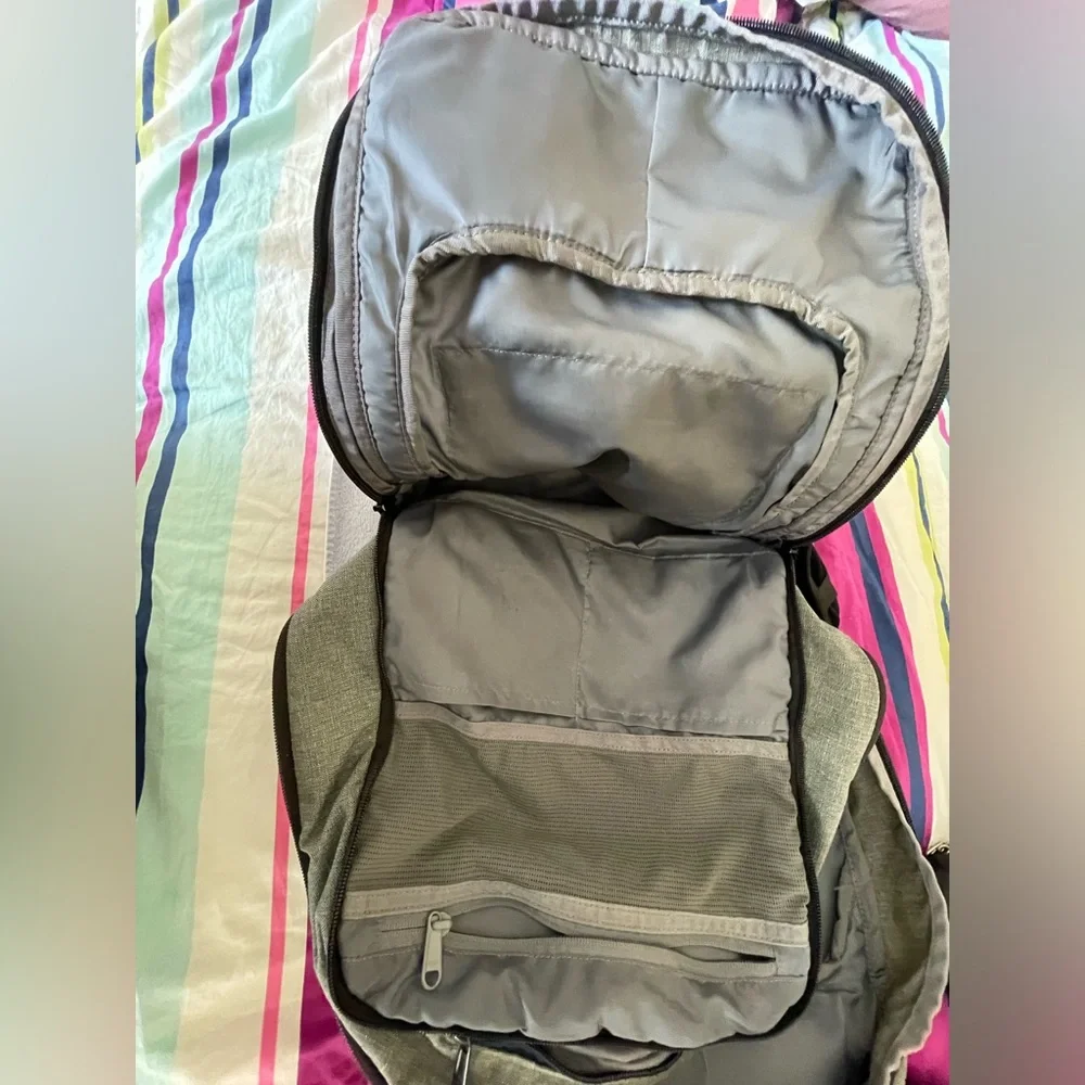 Timbuk2 Heather Gray Everyday Backpack with Navy Accents